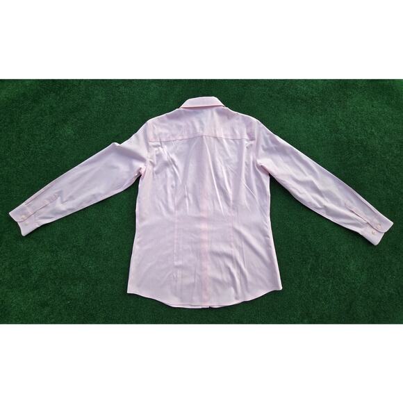 ORVIS Women's Size 8 Wrinkle Free Pink Long Sleeve Button Up Cotton Shirt - Picture 8 of 8